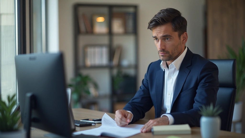 Профессиональное фото финансового консультанта, обсуждающего варианты ипотечного финансирования с клиентом